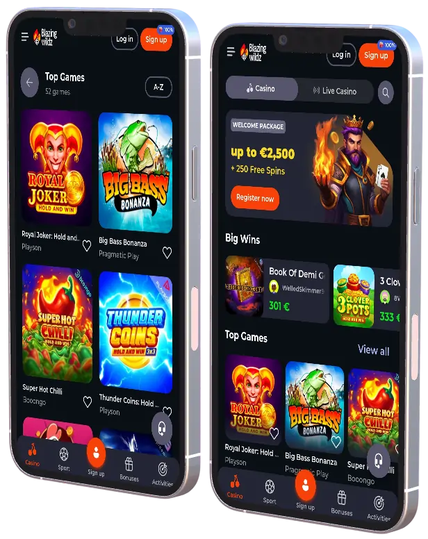 Blazingwildz Casino hero